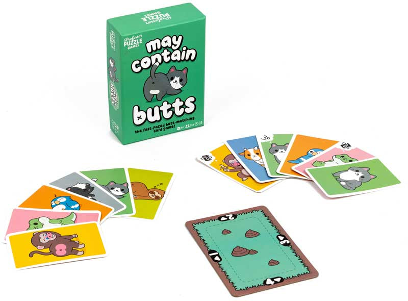 May Contain Butts - Hilarious Animal Matching Card Game for Kids & Families