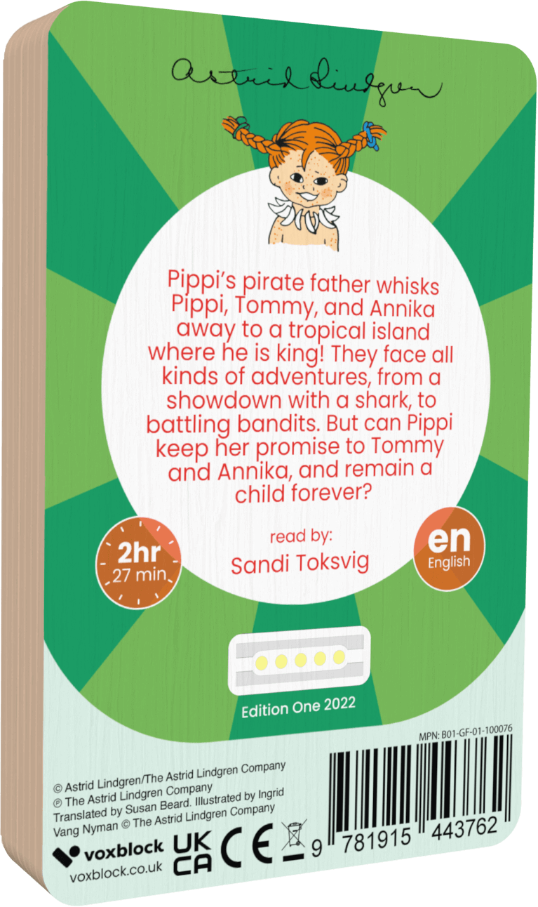 Pippi Longstocking in the South Seas (Audiobook)