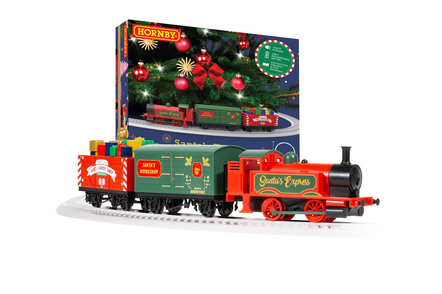 Hornby R9363M Santa's Express Train Set (Rechargeable Battery)