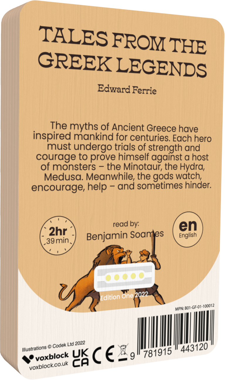 Tales from the Greek Legends (Audiobook)