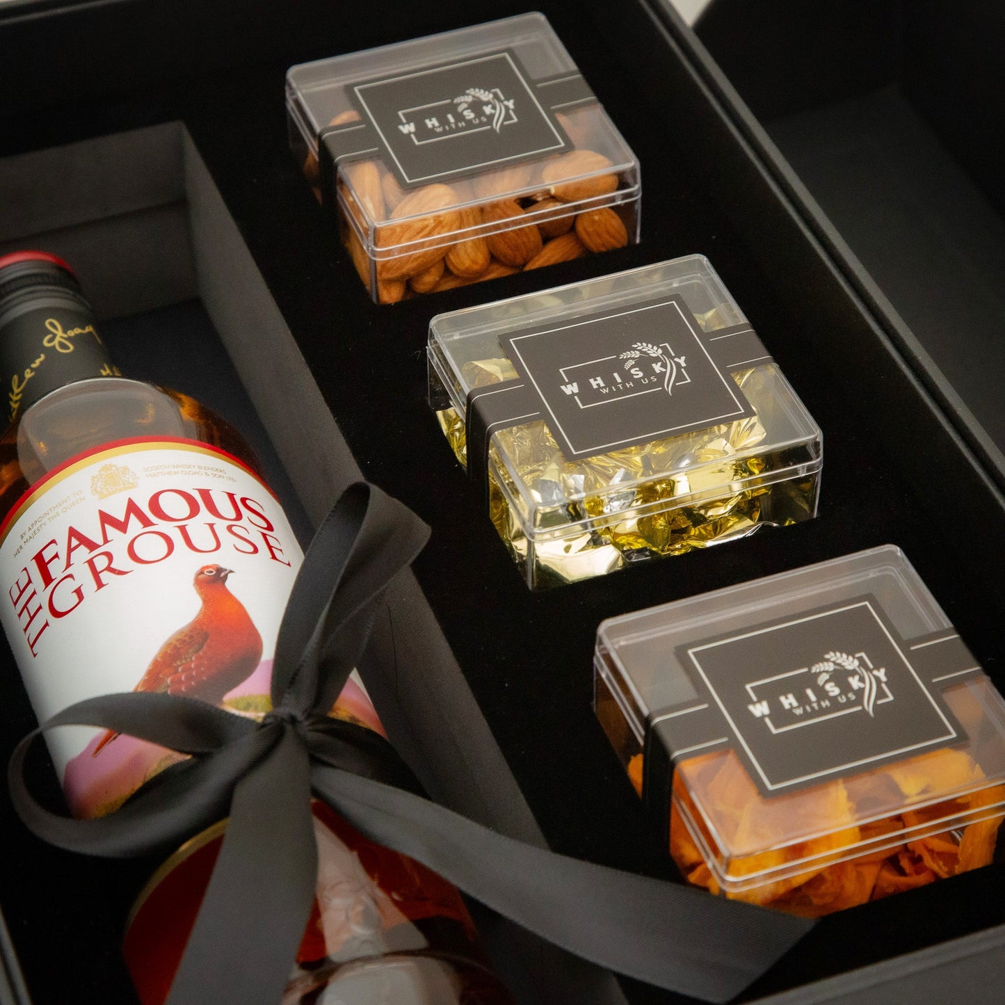 Whisky Hamper Gift Box Famous Grouse Whisky with Paired Treats