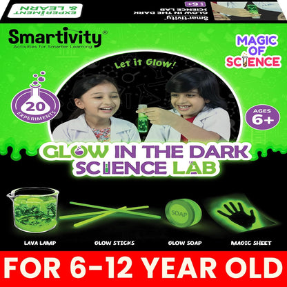 Smartivity Glow In The Dark Kit with 20 Glowsome Experiments