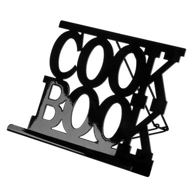 Alpha Black Enamel Cook Book Stand