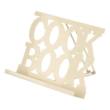 Alpha Cream Enamel Cook Book Stand