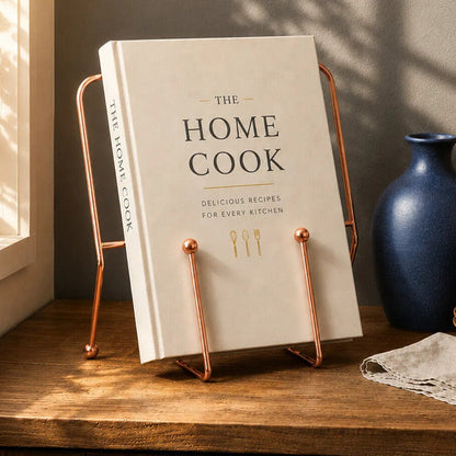 Reyna Cookbook Stand With Copper Finish