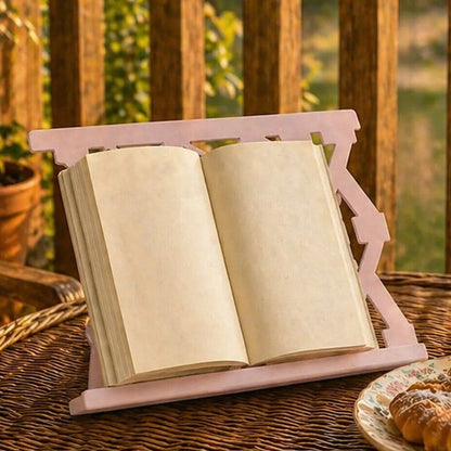 Alpha Cook Book Stand Pink