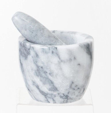 Grey Marble Tapered Mortar and Pestle | Salerno