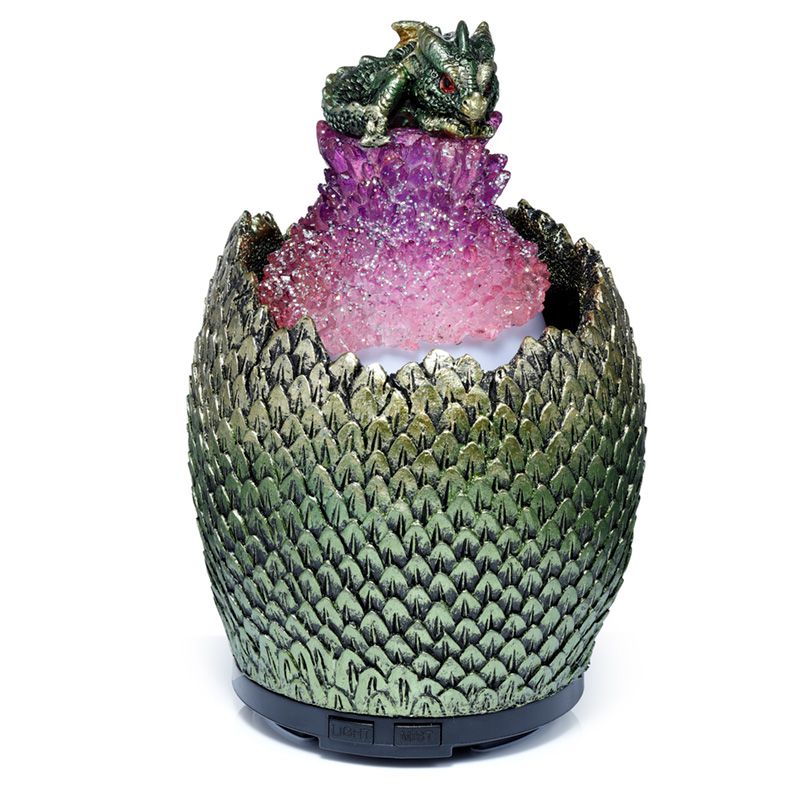 LED USB Diffuser Crystal Dragon Egg Aroma Misting Humidifier