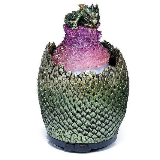 LED USB Diffuser Crystal Dragon Egg Aroma Misting Humidifier