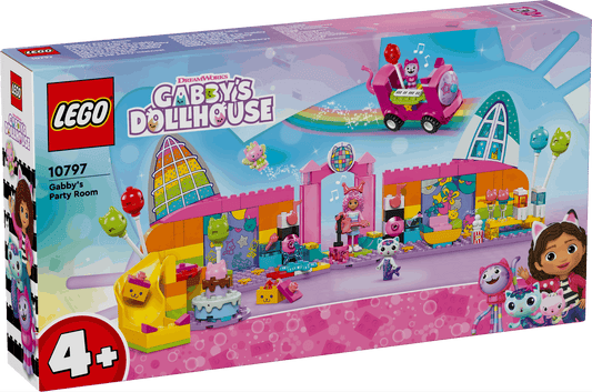 Lego Gabby's Dollhouse 10797 Gabby's Party Room Playset for Ages 4+