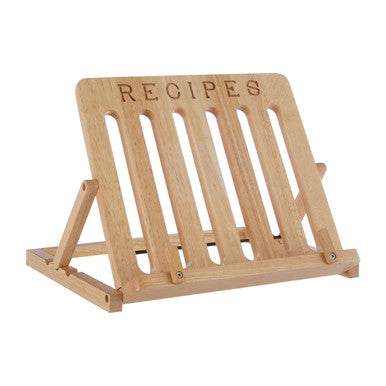 Soka Tropical Hevea Wood Cookbook Stand