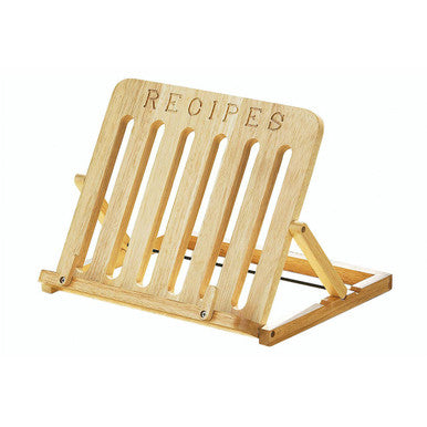 Soka Tropical Hevea Wood Cookbook Stand