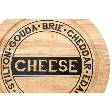 Soka Rubberwood 4pc Cheese Knife Set Wit