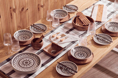 Kora Acacia Wood Large Square Platter