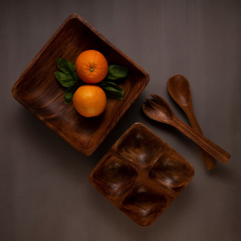 Acacia Four Section Serving Dish - Kora