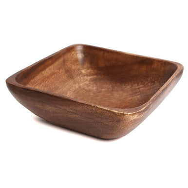 Kora Acacia Small Square Serving Bowl