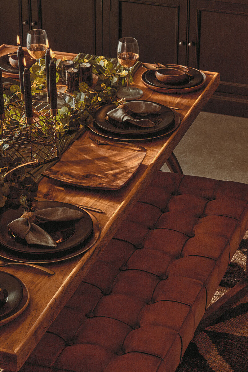 Kora Acacia Square Serving Platter