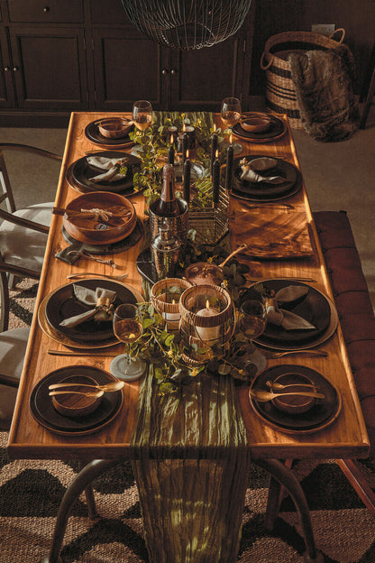 Kora Acacia Square Serving Platter