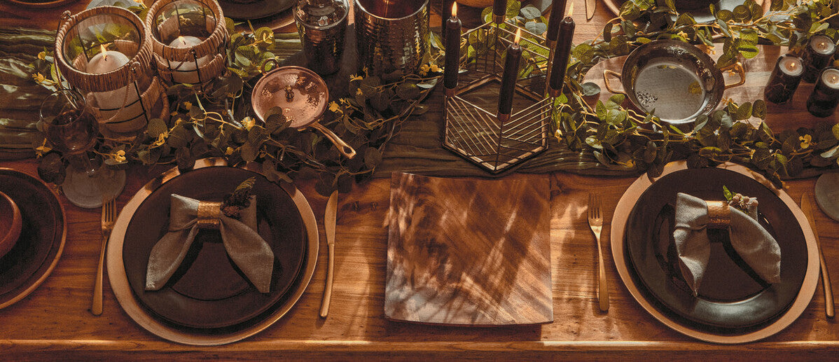 Kora Acacia Square Serving Platter