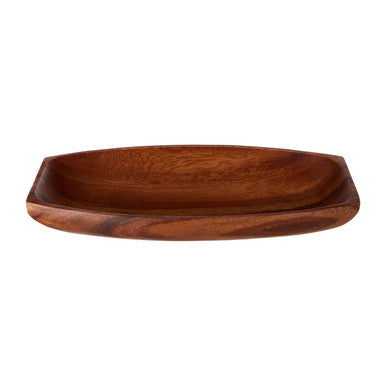 Kora Small Oblong Platter Dish In Acacia Wood
