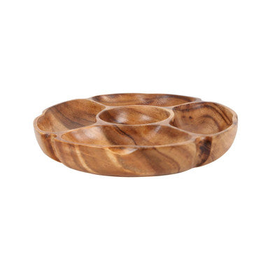 Kora Acacia Five Section Serving Dish