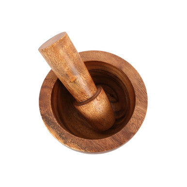 Acacia Wood Mortar and Pestle - Kora