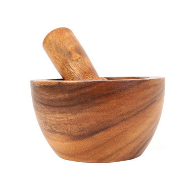 Acacia Wood Mortar and Pestle - Kora