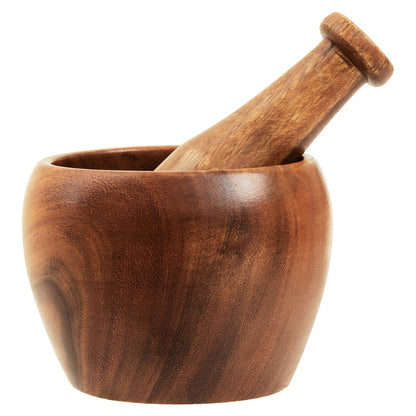 Acacia Wood Tapered Mortar and Pestle | Kora