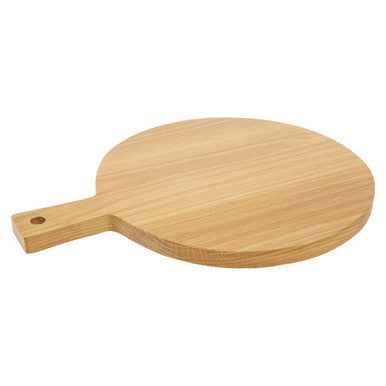 Lyna Round Oak Wood Paddle Chopping And Serving Board