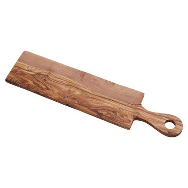 Kora Rectangular Padlle Serving Board In Olive Wood
