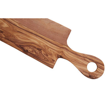 Kora Rectangular Padlle Serving Board In Olive Wood