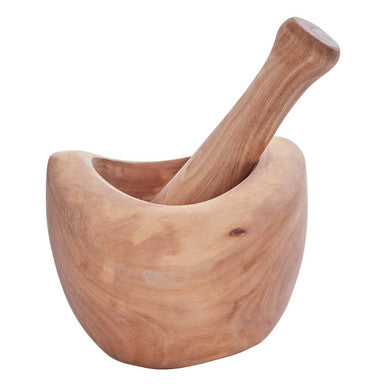 Kora Olive Wood Mortar And Pestle