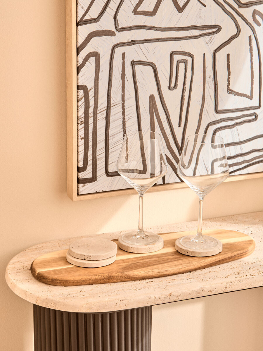 Kora Acacia Oval Serving And Chopping Board
