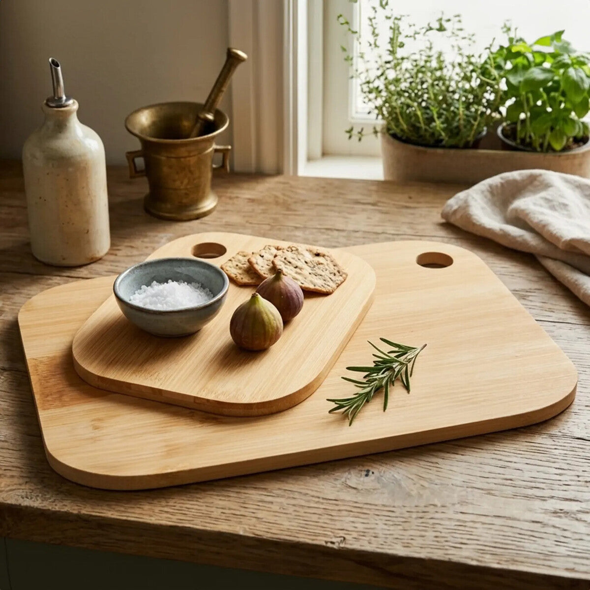 Dahra Set Of 2 Cutting and Serving Board