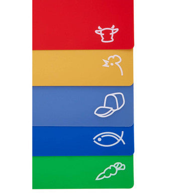 Set of 5 Flexible Chopping Boards