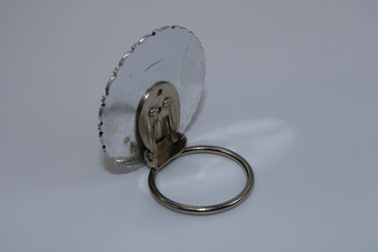 Vintage Silver Tone Scarf Ring