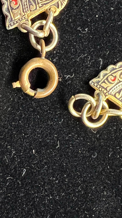 Vintage Gold Tone Fancy Bracelet - Circa 1950's