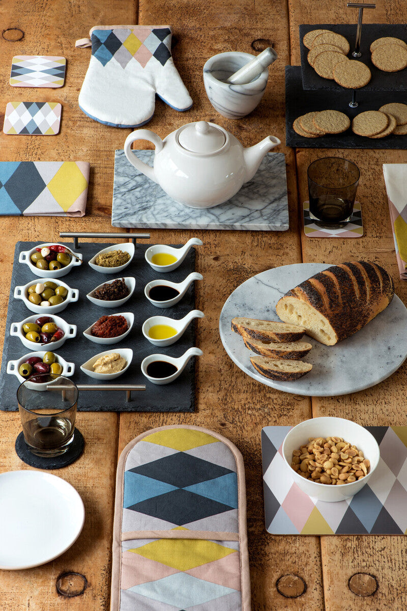 Slate 2 Tier Square Cake Stand