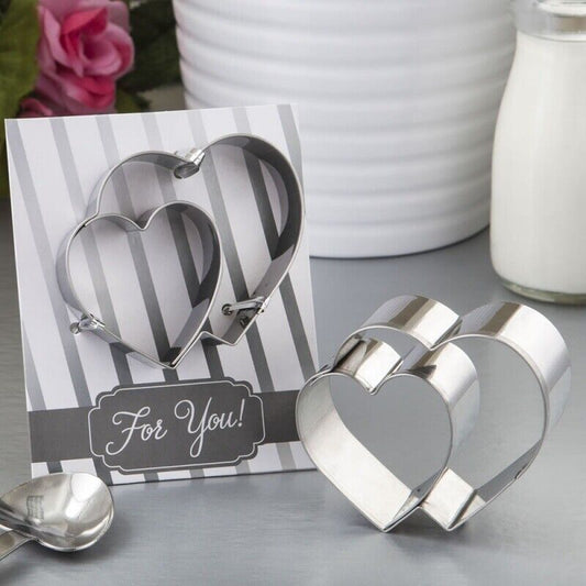 Double Heart Design Cookie Cutter