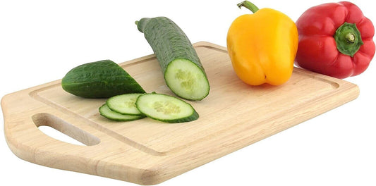 Handled Rubberwood Chopping Board with Air Fryer Conversion Chart