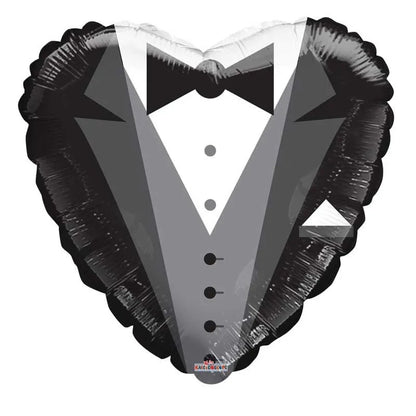 18'' Foil Wedding Balloons ~ Brides Dress / Groom Tuxedo