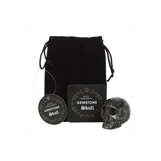 Black Labradorite  Crystal Skull