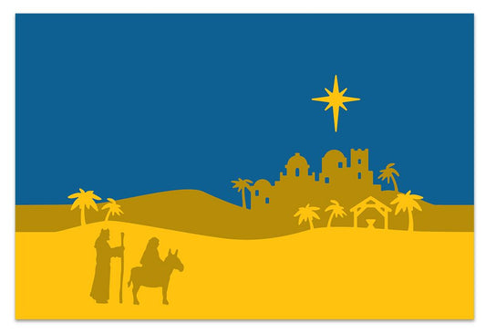 Gemini Edgeables Double-Sided Layerable Die ~ Christmas, Bethlehem Skyline