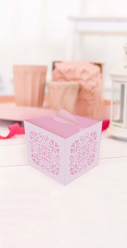 Gemini Dimensionals Die ~ Locking Heart Favour Box