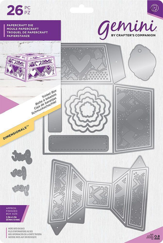 Gemini Dimensionals Die ~ Trinket Box
