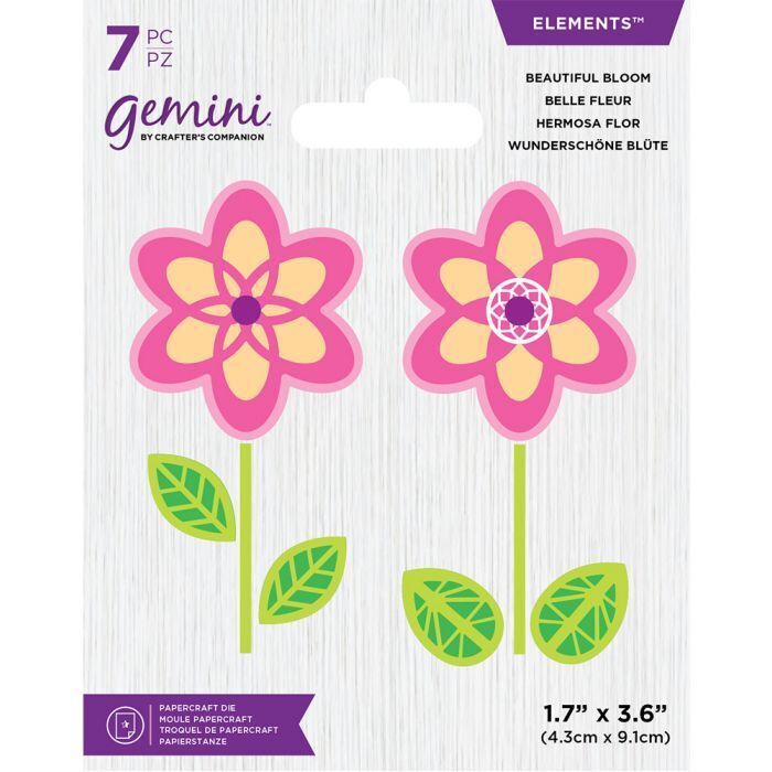 Gemini Elements Mini Metal Die ~ Beautiful Bloom