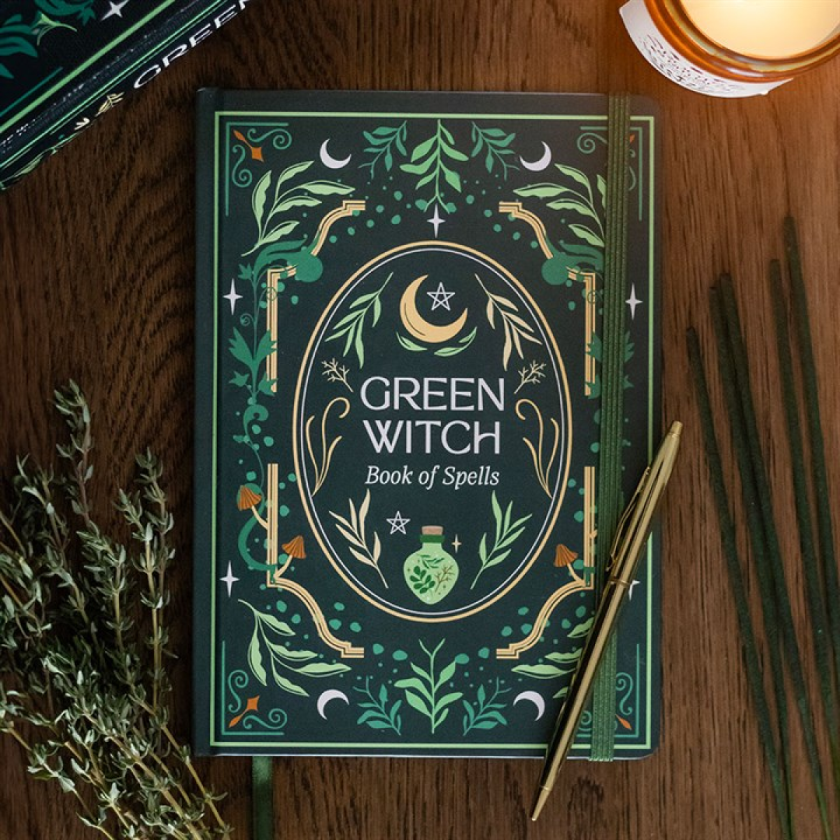 Green Witch A5 Notebook