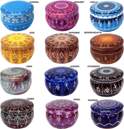 Astrological Scented Candle Tin - Choice of Fragrances