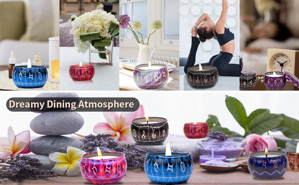 Astrological Scented Candle Tin - Choice of Fragrances