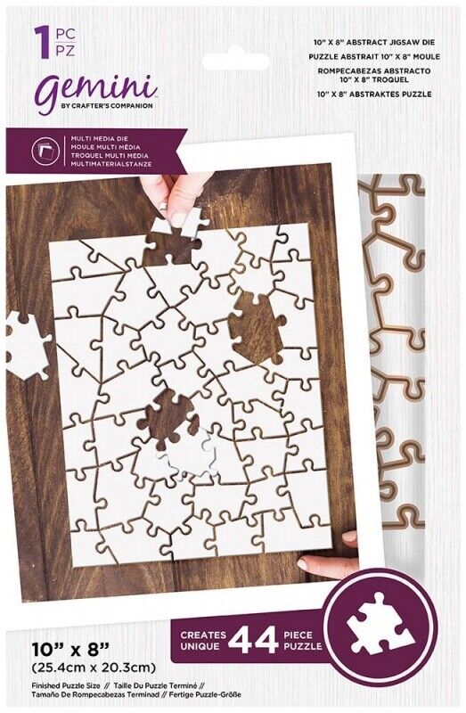 Gemini Multimedia Abstract Jigsaw Die - 10x8 44 Piece